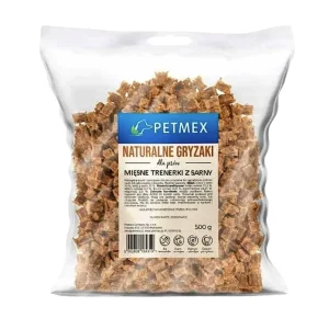 Petmex Trenerki mięsne z sarny – przysmaki treningowe dla psa 500g