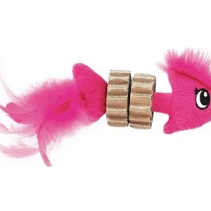 Petstages Karbowana rybka z piórkami PS90021
