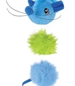 Petstages Szczurek i piłeczki – multipak dla kota PS90029