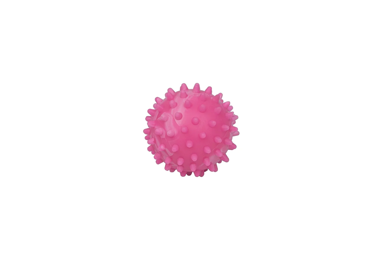 Piłka multikolor z wypustkami 4,5cm wanilia