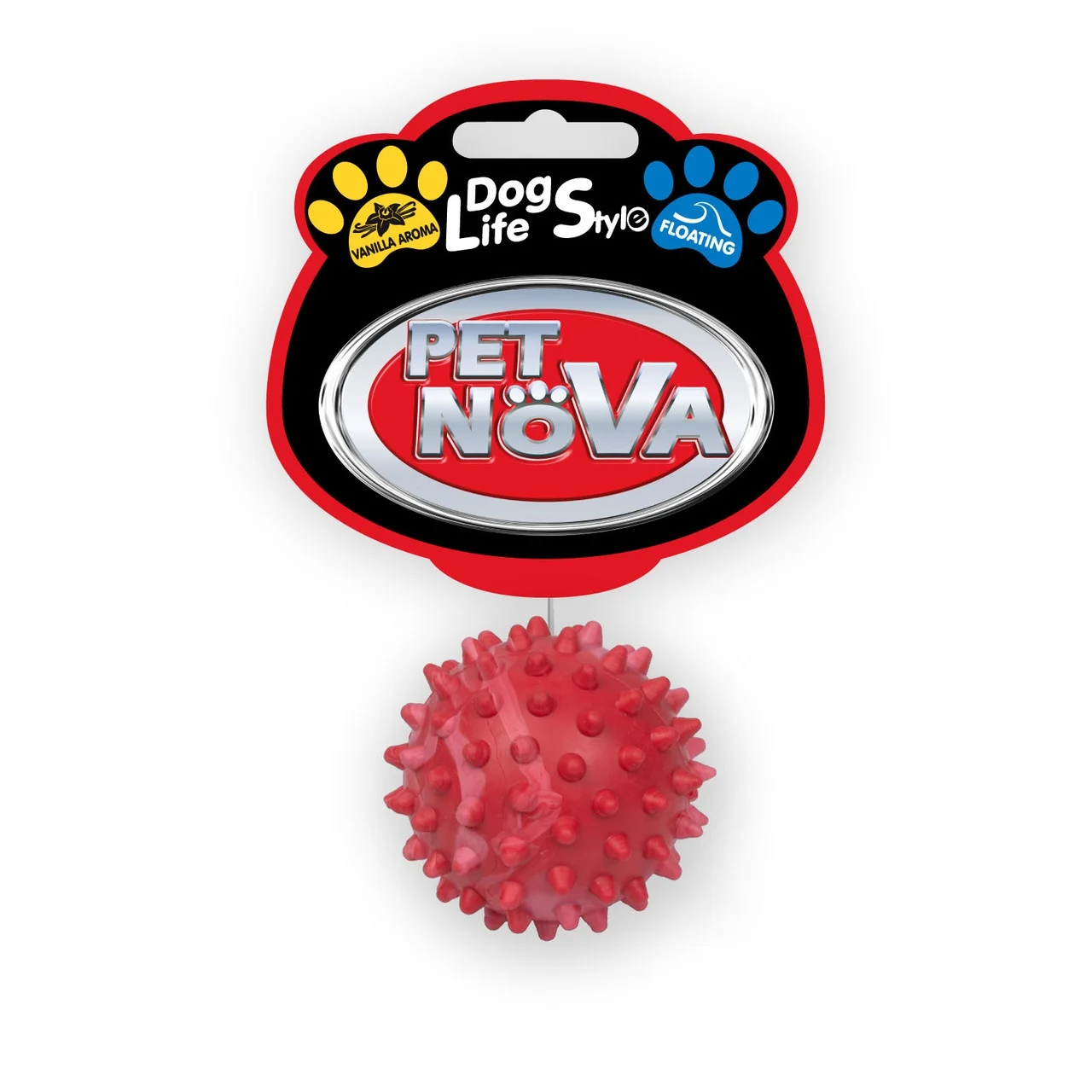 Piłka multikolor z wypustkami 4,5cm wanilia - Image 2