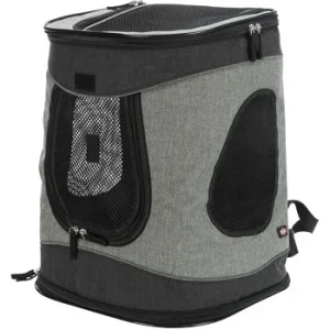 Plecak dla psa kota TIMON szaro -czarny 33x44x30 cm