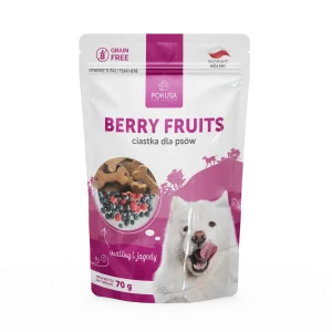 Pokusa Ciastka Berry Fruits owoce i zioła 70g