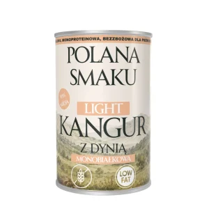 Polana Smaku LIGHT Kangur z dynią – karma mokra dla psa 400g