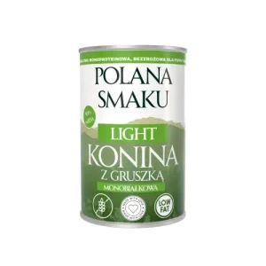Polana Smaku LIGHT Konina z gruszką 400g