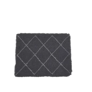 Posłanie izolacyjne dry bed 50×70 cm grafit w białą kratę