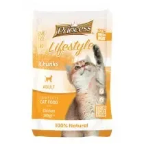 Princess Lifestyle Chunks Kurczak 100g dla kota kawałki mięsa w sosie