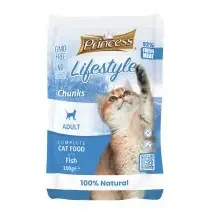 Princess Lifestyle Chunks ryby 100 g dla kota kawałki mięsa w sosie