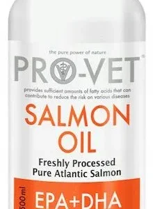 PRO-VET Salmon Oil 500 ml Suplement diety olej z łososia dla psów i kotów
