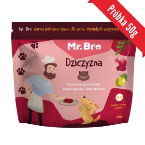 PRÓBKA Mr. Bro Dziczyzna Sucha Karma Dla Psów Dorosłych 50g