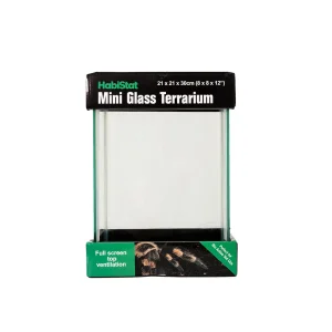 PROMOCJA HABISTAT Terrarium szklane MINI 21x21x30 cm