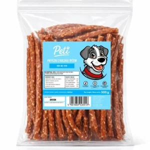 Przysmak dla psa smakołyk trenerki PETI 1 Patyczki z Kaczką i Ryżem 500g
