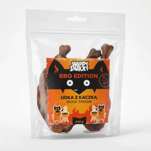 Przysmak dla psa Udka z kaczką Happy Snacky Edycja na Grilla 240g