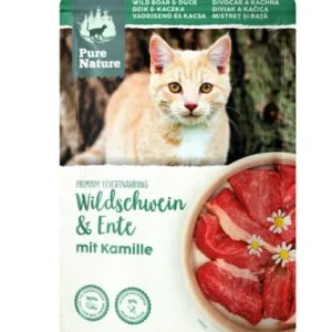 Pure Nature Cat Dzik z kaczką i rumiankiem 85g