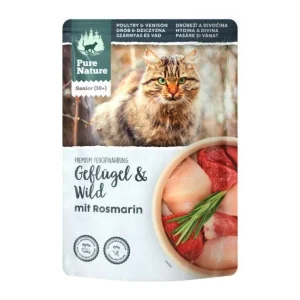Pure Nature Cat Senior Drób z dziczyzną i rozmarynem 85g