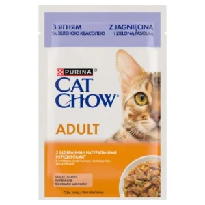 PURINA Cat Chow Adult Karma dla kotów z jagnięciną i zieloną fasolką w galaretce 85g