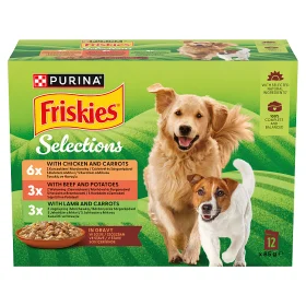 PURINA Friskies Karma dla psów w sosie 12x85g