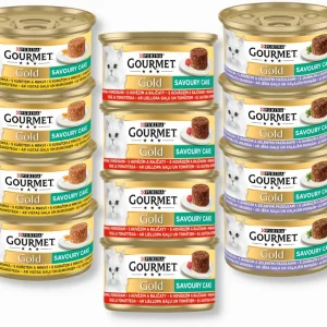 Purina Gourmet Gold kawałki - mix smaków 12x 85g