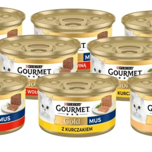 Purina Gourmet Gold mus - mix smaków 12x85g