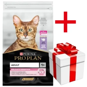 PURINA Pro Plan Delicate Turkey&Rice 10kg + niespodzianka dla kota GRATIS!