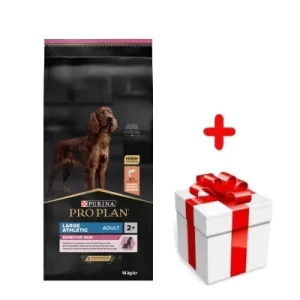 Purina Pro Plan Large Adult Athletic Optiderma, łosoś i ryż 14kg + niespodzianka dla psa GRATIS!