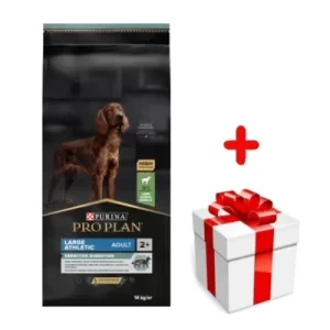 Purina Pro Plan Large Adult Athletic Optidigest, jagnięcina i ryż 14kg + niespodzianka dla psa GRATIS!