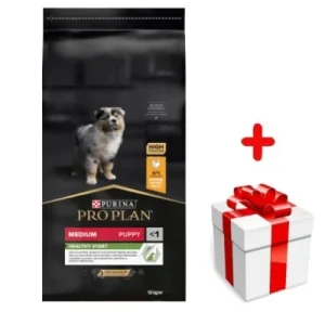 Purina Pro Plan Medium Puppy Optistart, kurczak i ryż 12kg + niespodzianka dla psa GRATIS!