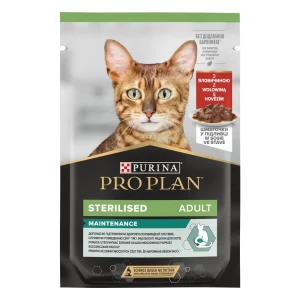 Purina Pro Plan Sterilised z wołowiną dla kota 85g
