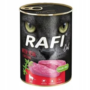 Rafi Cat Adult z Cielęciną Mokra Karma Dla Kota 400g