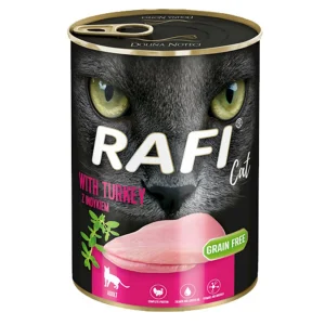 Rafi Cat Adult z Indykiem Mokra Karma Dla Kota 400g