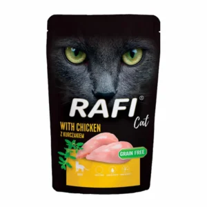 Rafi Cat Adult z Kurczakiem Mokra Karma Dla Kota 100g