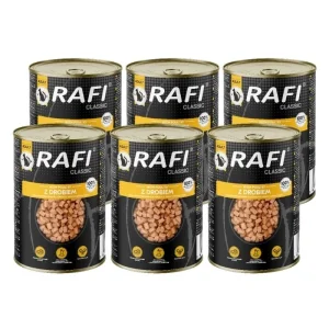 RAFI Cat Kawałki z drobiem w sosie 6x415g