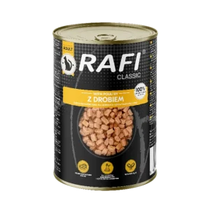RAFI Cat Kawałki z drobiem w sosie- puszka 415g