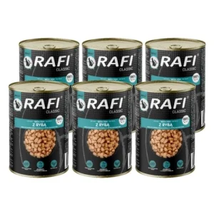RAFI Cat Kawałki z rybą w sosie 6x415g