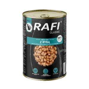 RAFI Cat Kawałki z rybą w sosie- puszka 415g