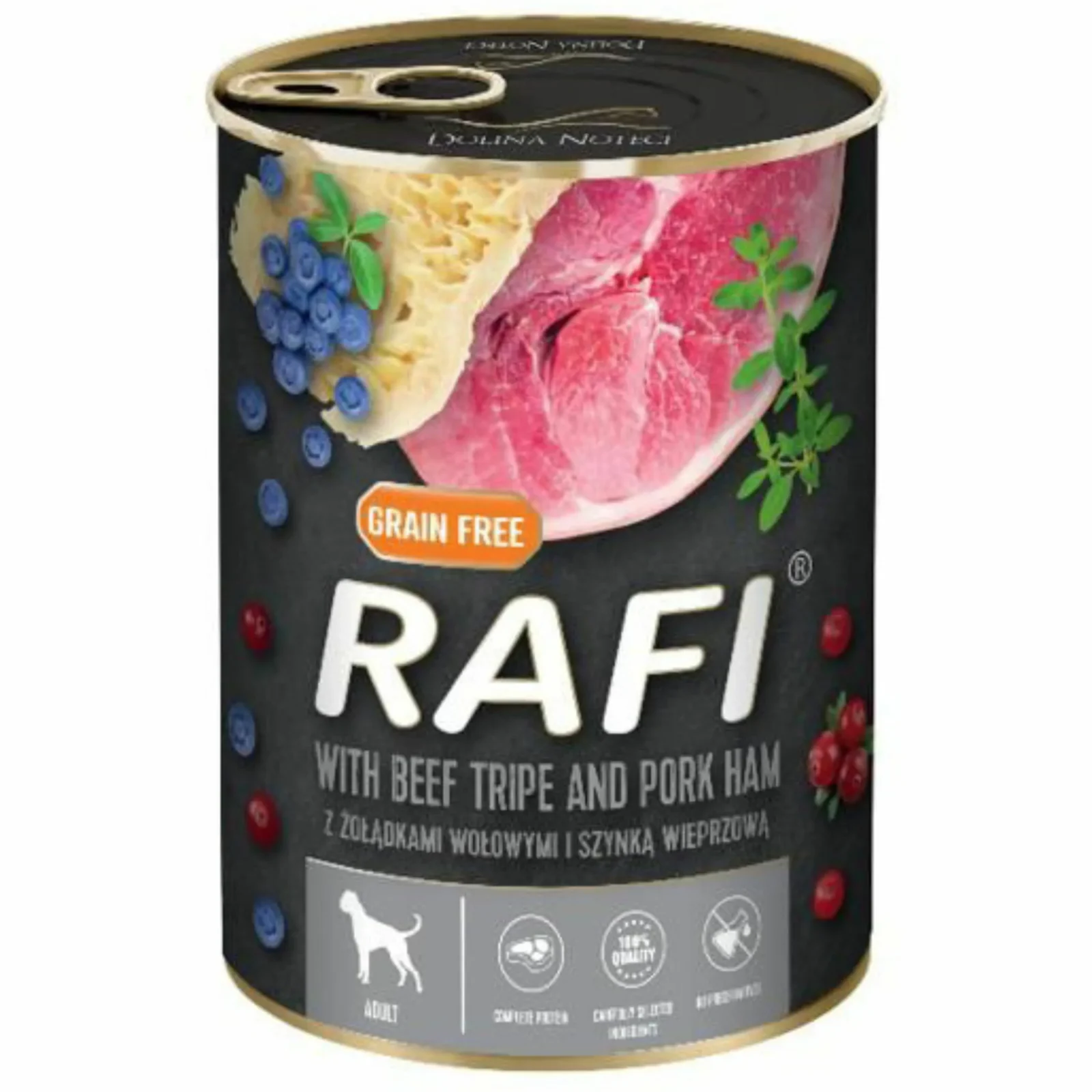 RAFI Grain Free ŻOŁĄDKI WOŁOWE 400g