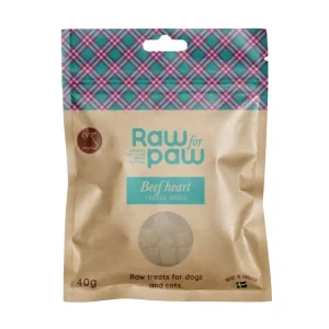 RAW for PAW Beef Heart 40 g – liofilizowane serca wołowe dla psa