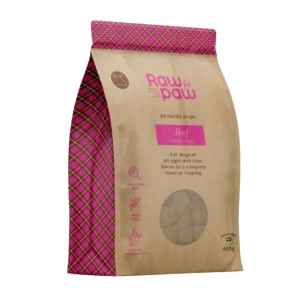RAW for PAW Freeze Dried Beef 450 g – liofilizowana karma dla psa