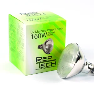 REPTECH Żarówka rtęciowa 160W UV 3w1 + BONUS miernik UVI