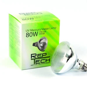 REPTECH Żarówka rtęciowa 80W UV 3w1 + BONUS miernik UVI