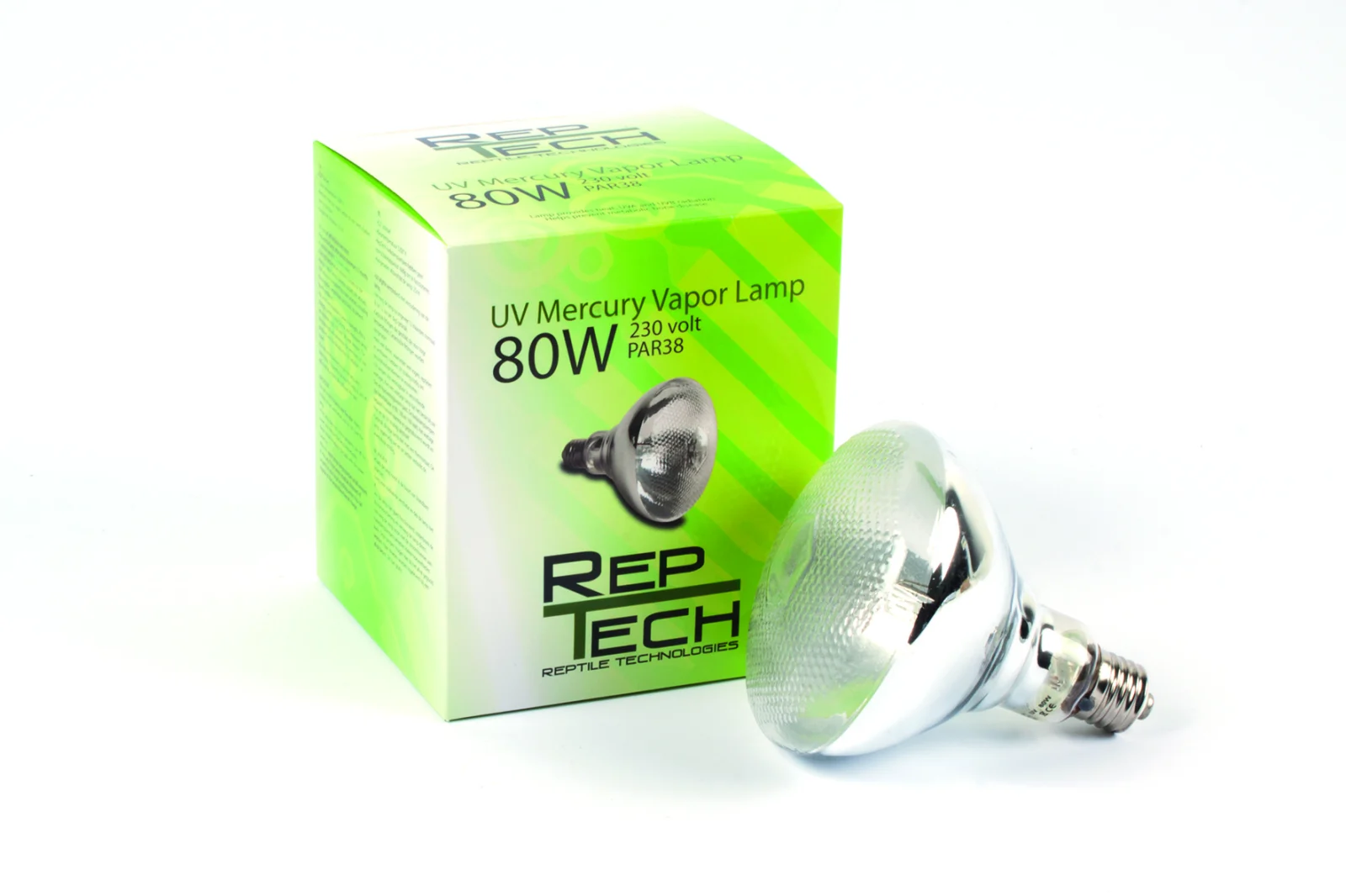 REPTECH Żarówka rtęciowa 80W UV 3w1 + BONUS miernik UVI