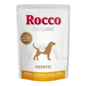 Rocco Diet Care Hepatic, kurczak z płatkami owsianymi i twarożkiem 300g - saszetka ► Zamów teraz ✔
