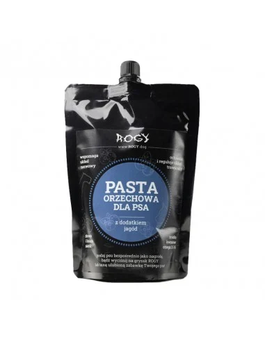Rogy Pasta Orzechowa z Jagodami 300g