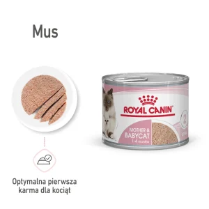 ROYAL CANIN® Babycat Instinctive Mousse 195 g puszka karma mokra, mus dla kociąt od odsadzenia do 4 miesiąca życia