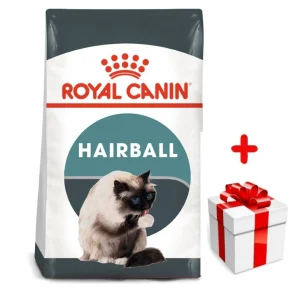 ROYAL CANIN Hairball Care 400g karma sucha dla kotów dorosłych, eliminacja kul włosowych + niespodzianka dla kota GRATIS!