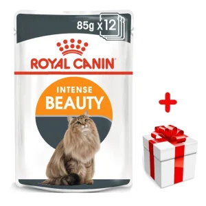 ROYAL CANIN Hair&Skin 12x85g w galaretce karma mokra w galaretce dla kotów dorosłych, zdrowa skóra, piękna sierść + niespodzianka dla kota GRATIS!