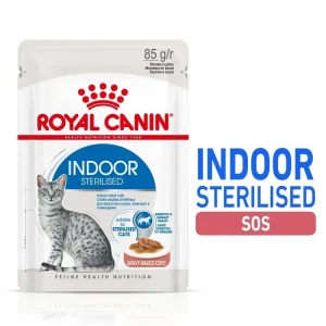 ROYAL CANIN Indoor Sterilised Sos saszetka 12x85g