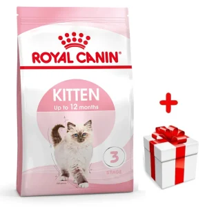 ROYAL CANIN Kitten 400g karma sucha dla kociąt od 4 do 12 miesiąca życia + niespodzianka dla kota GRATIS!