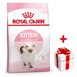 ROYAL CANIN Kitten 4kg karma sucha dla kociąt od 4 do 12 miesiąca życia + niespodzianka dla kota GRATIS!