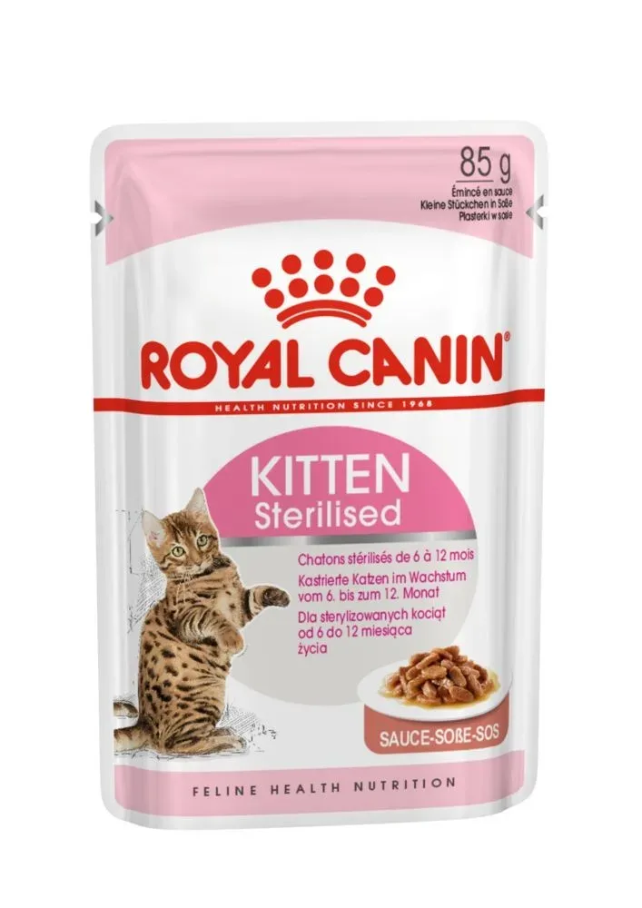 Royal Canin Kitten Sterilised 12x85g sos